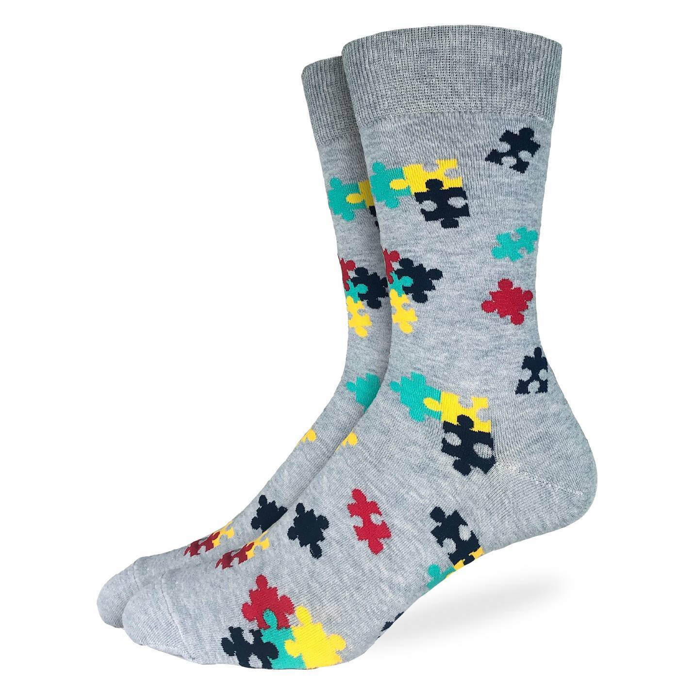 Good Luck Sock - Puzzle Pieces