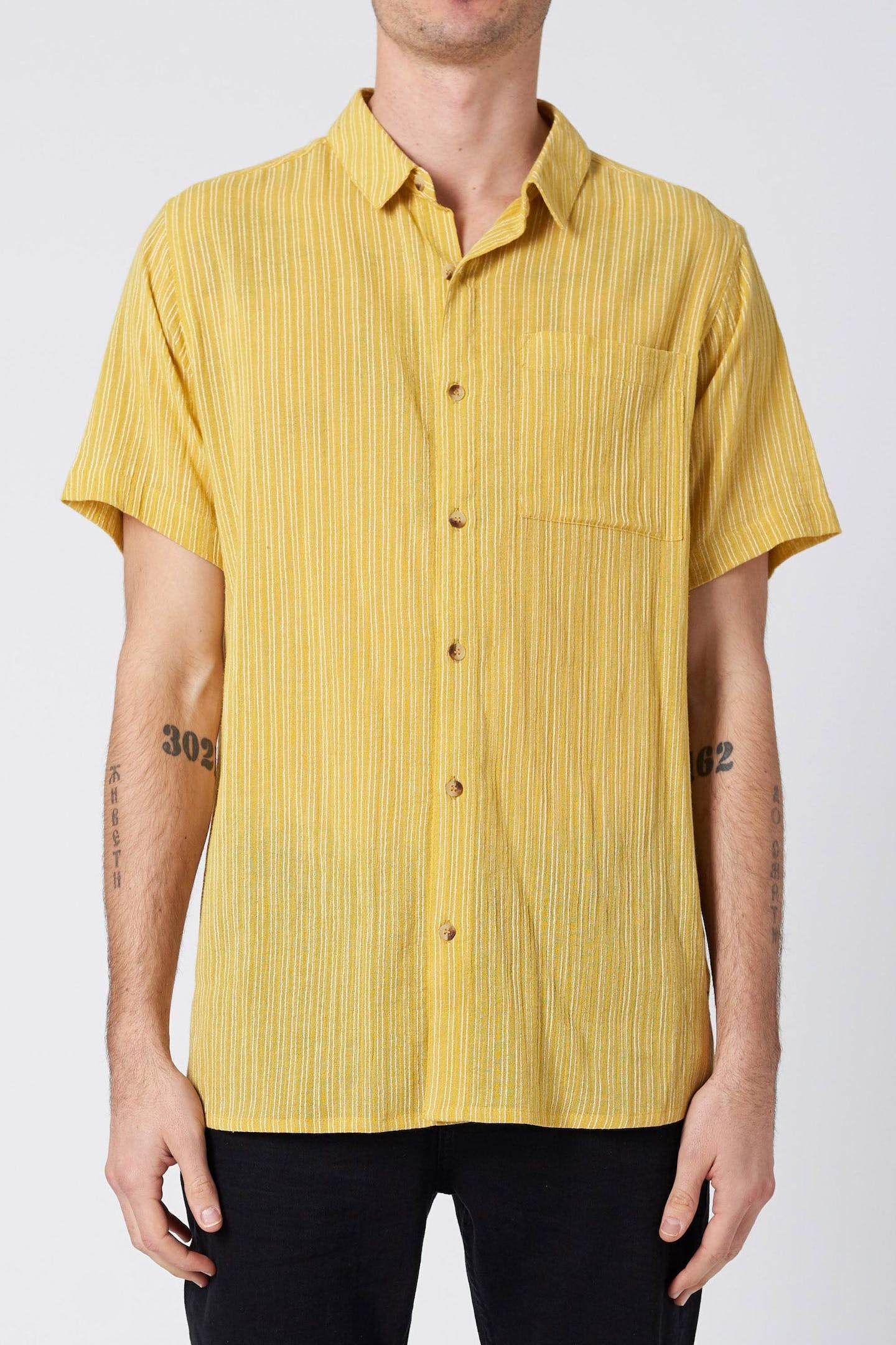 Rolla's - Bon Stripe Crepe Shirt