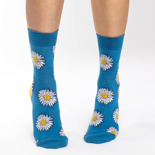 Good Luck Sock - Daisy Flowers