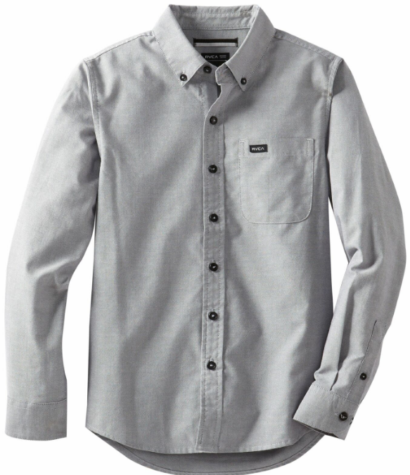 RVCA - That'll Do Oxford Long Sleeve Button-Up