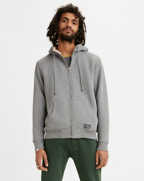 Levi's - Sherpa Lined Zip Up Hoodie