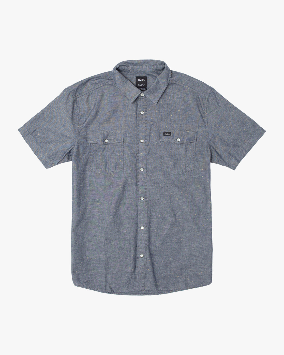 RVCA - Neps Solid Short Sleeve Button Up