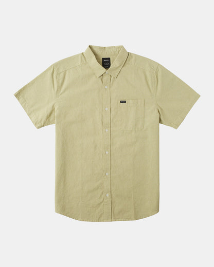 RVCA - Visions Stripe Short Sleeve Button Up