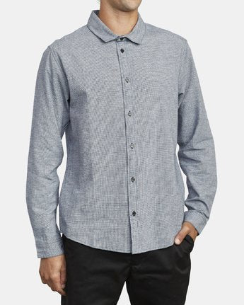 RVCA - Crushed Check Long Sleeve Shirt