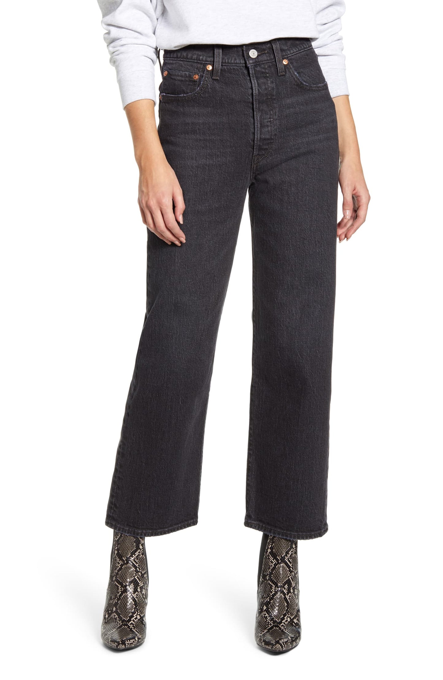 Levi's - Ribcage Straight Ankle Jeans